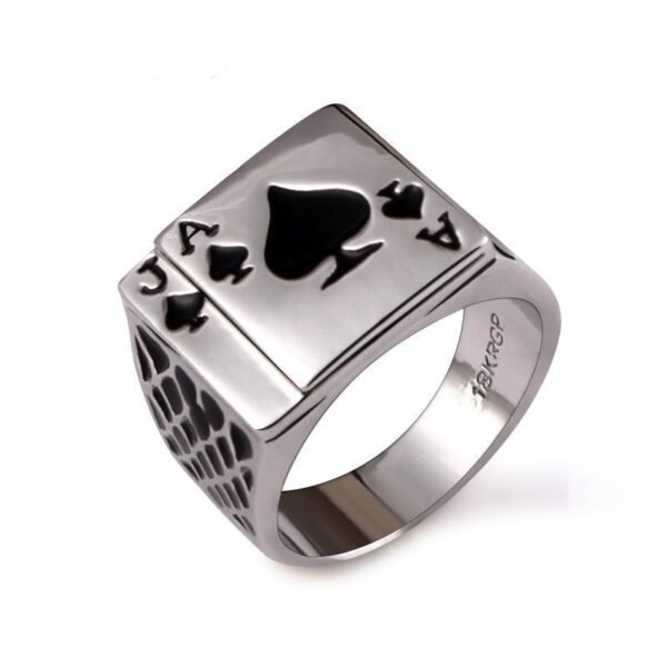 Ace Of Spades Poker Ring